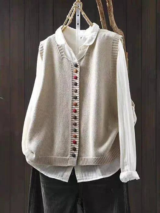Cleo - Women's Knit Sweater Vest