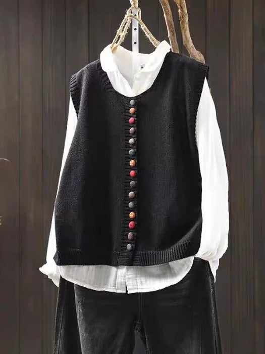 Cleo - Women's Knit Sweater Vest