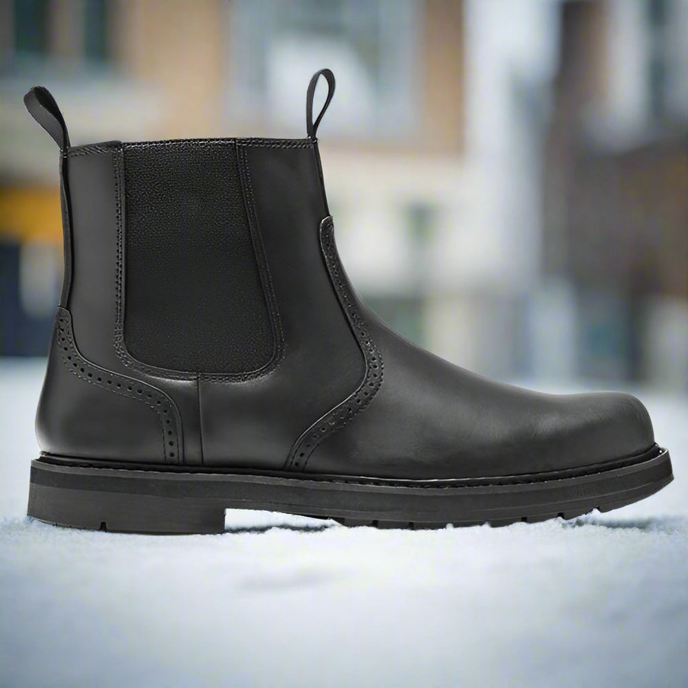 Conrad - Men's Suede Slip On Chelsea Boots