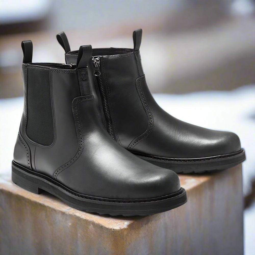 Conrad - Men's Suede Slip On Chelsea Boots