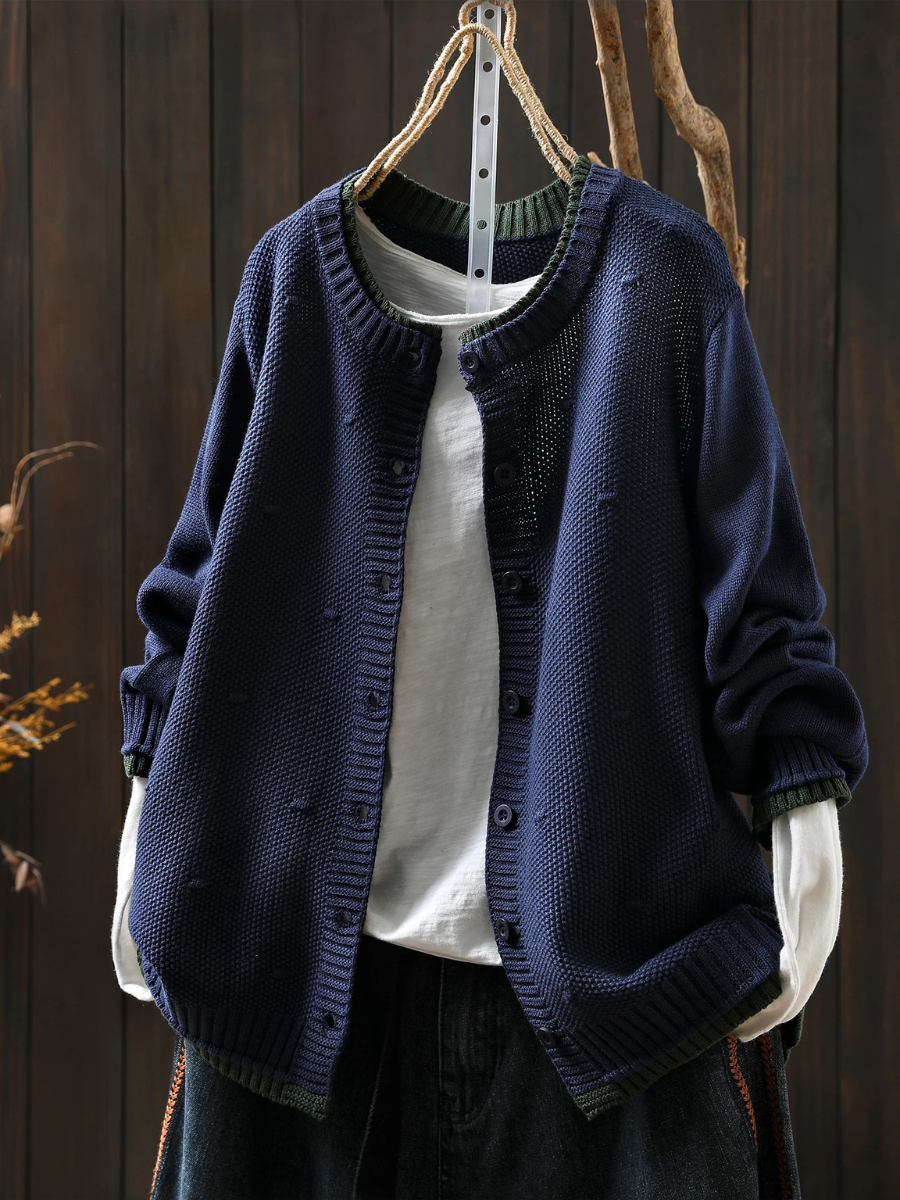 Constance - Women's Open Front Knit Cardigan