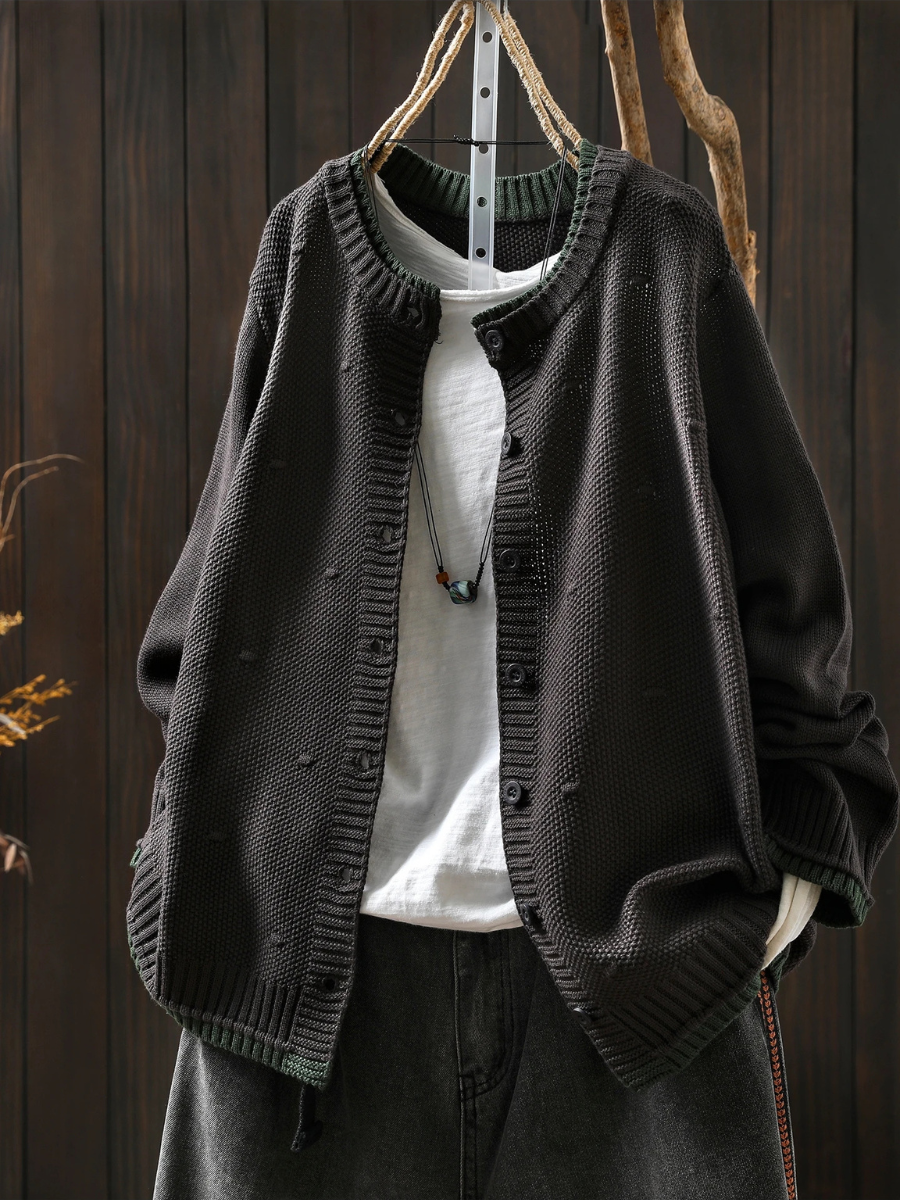 Constance - Women's Open Front Knit Cardigan