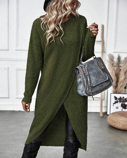 Elise - Women's Knit Sweater Dress