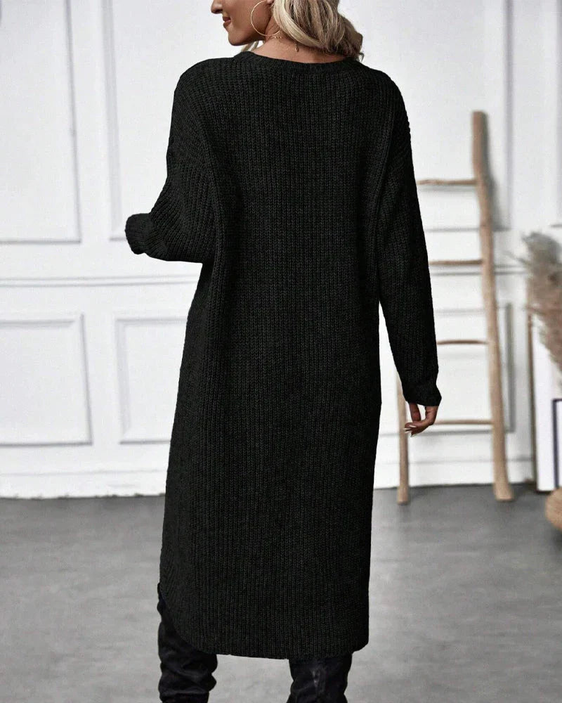 Elise - Women's Knit Sweater Dress