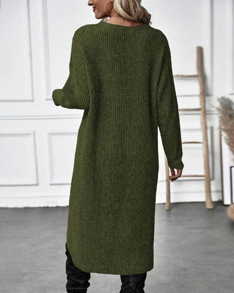 Elise - Women's Knit Sweater Dress