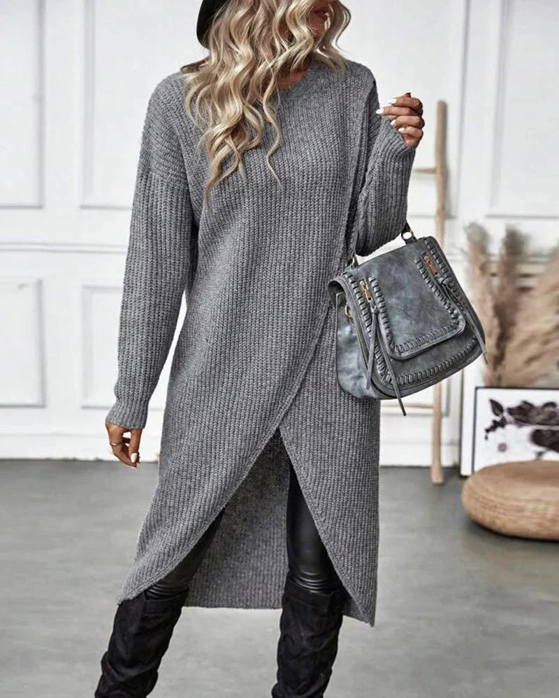 Elise - Women's Knit Sweater Dress