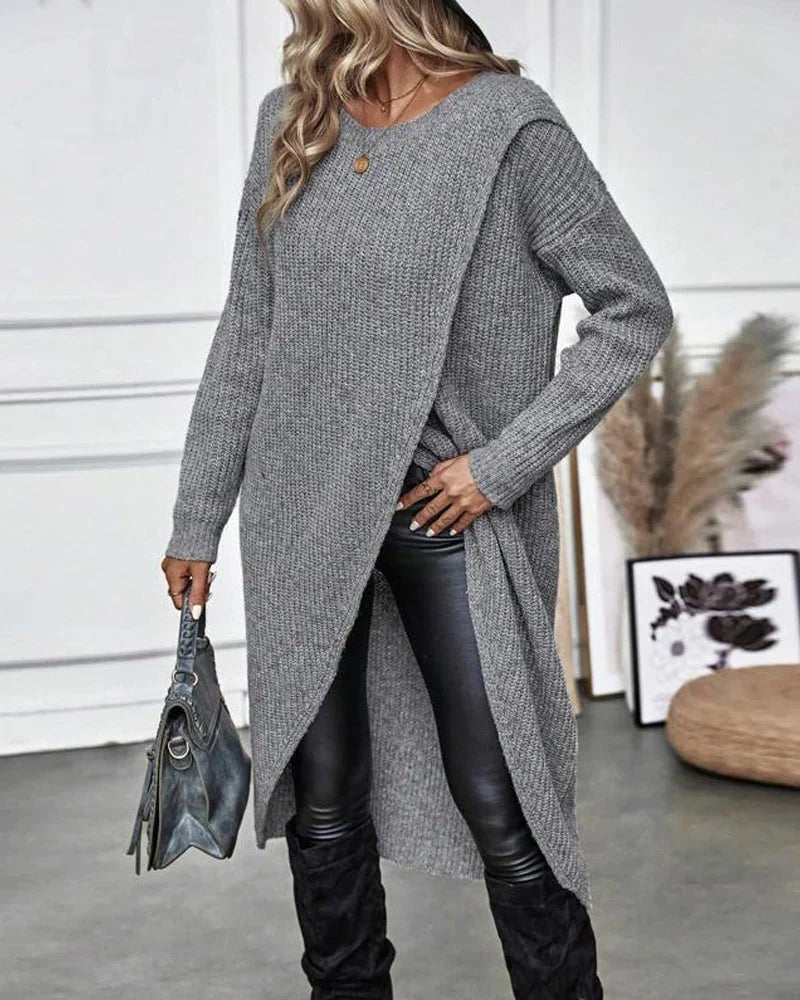 Elise - Women's Knit Sweater Dress