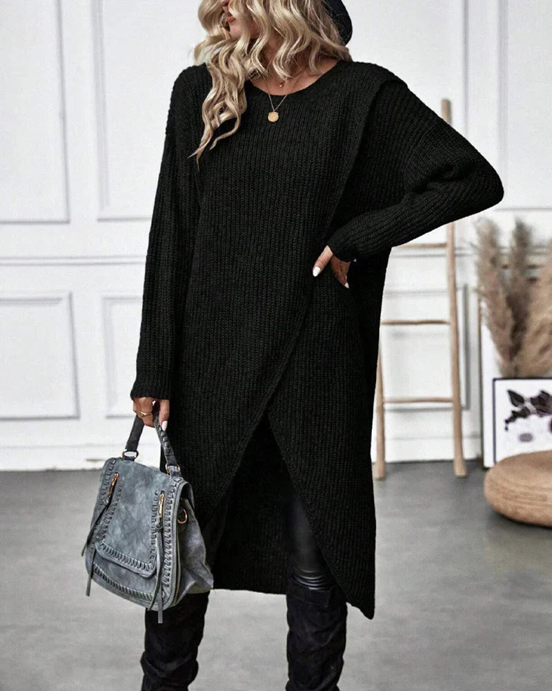 Elise - Women's Knit Sweater Dress