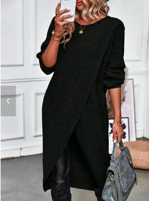 Elowen - Women's Oversized Knit Sweater Dress