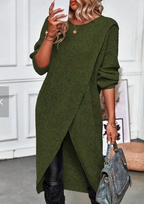 Elowen - Women's Oversized Knit Sweater Dress