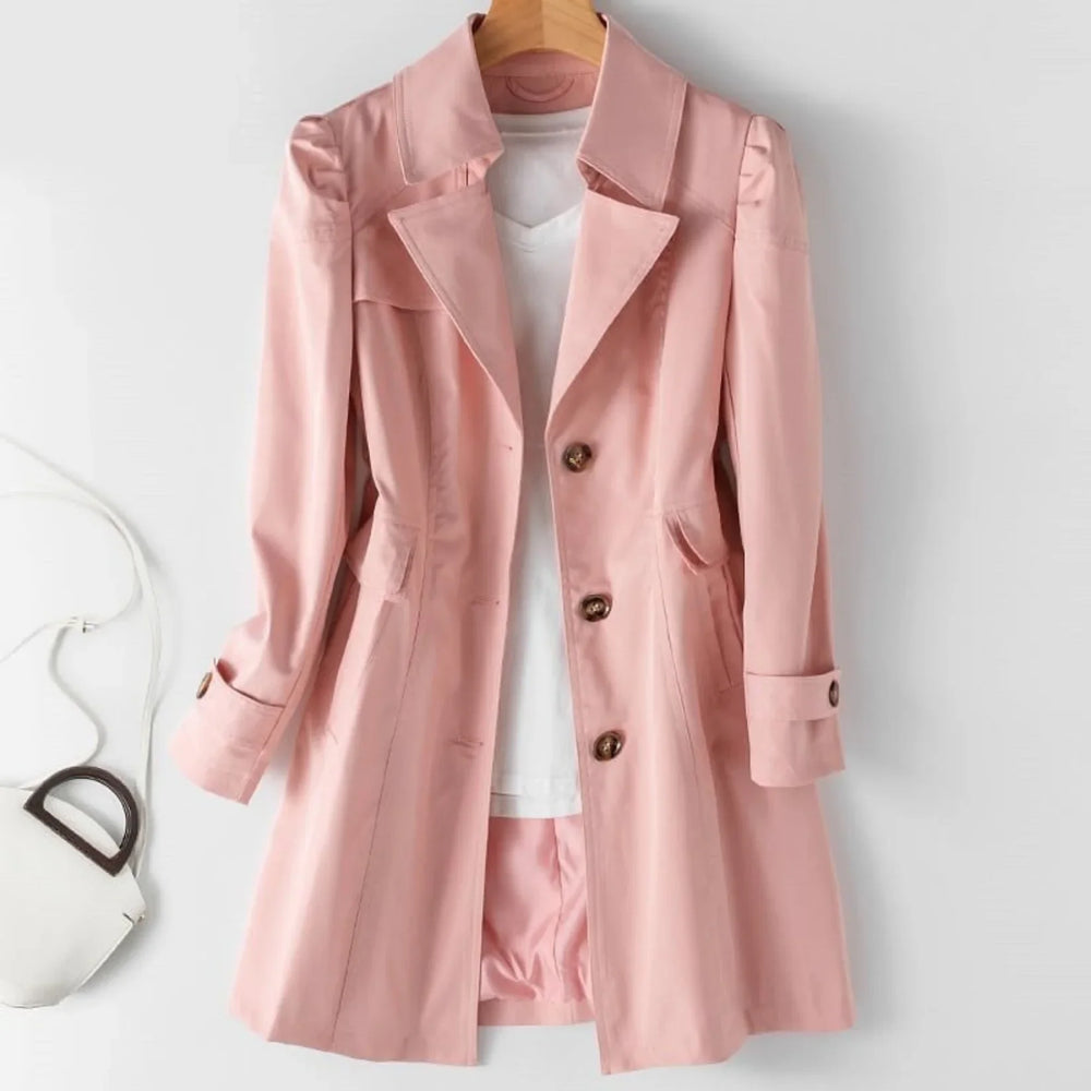 Etta - Women's Belted Trench Coat