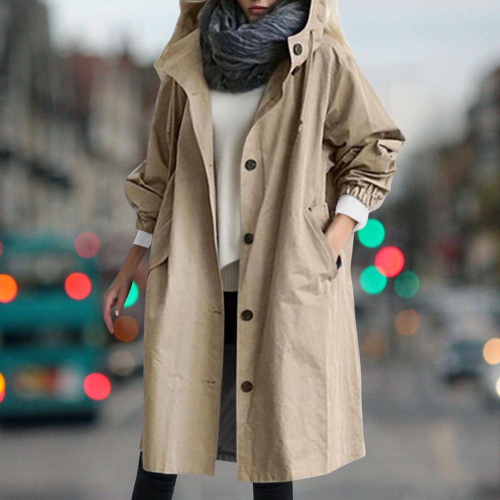 Everly - Women's Hooded Rain Coat