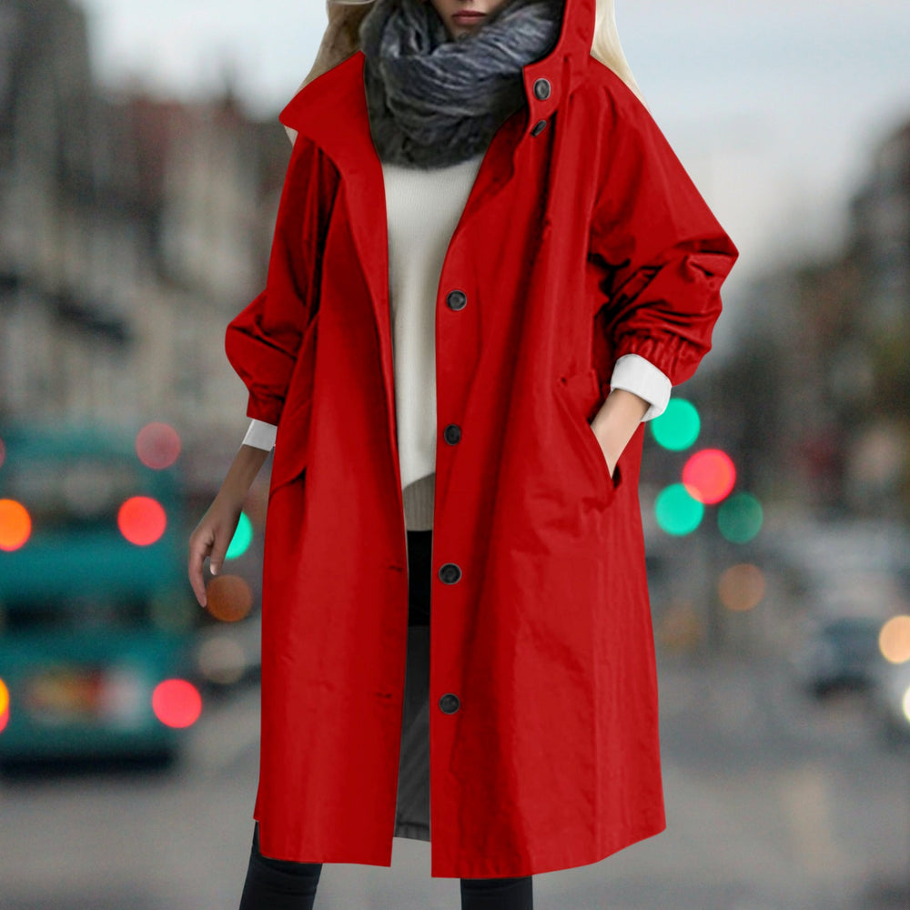 Everly - Women's Hooded Rain Coat