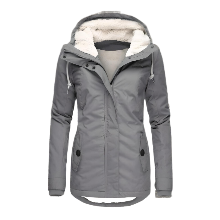 Flora - Women's Long Hooded Rain Coat