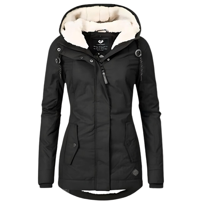 Flora - Women's Long Hooded Rain Coat