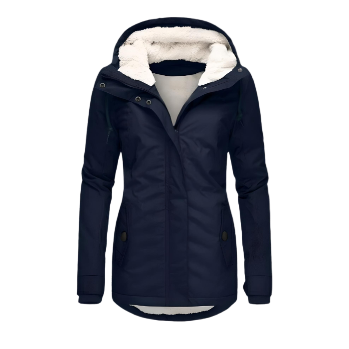 Flora - Women's Long Hooded Rain Coat