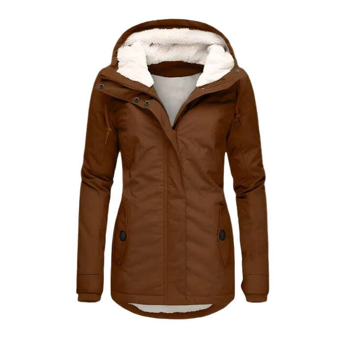 Flora - Women's Long Hooded Rain Coat