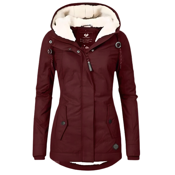 Flora - Women's Long Hooded Rain Coat
