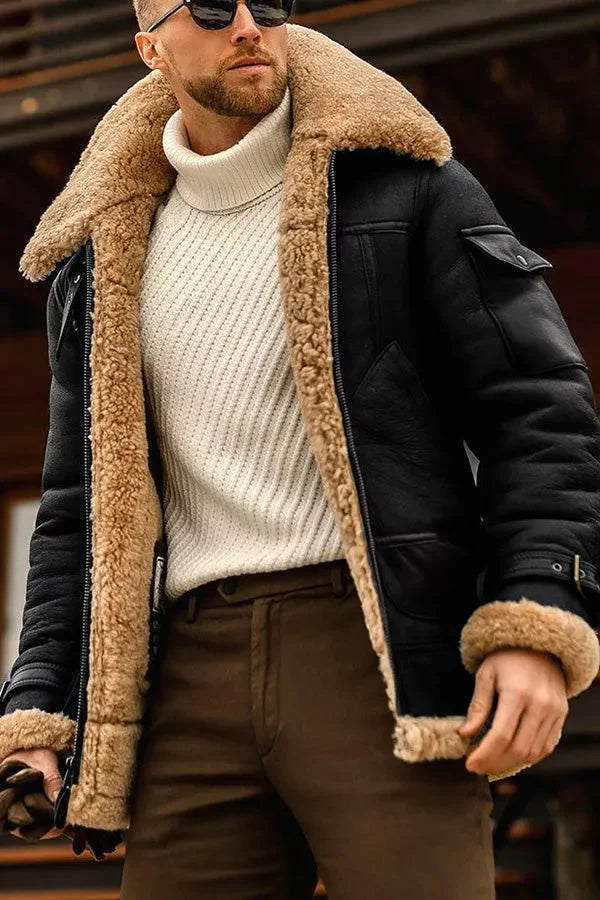 Forrest - Men's Shearling Leather Jacket