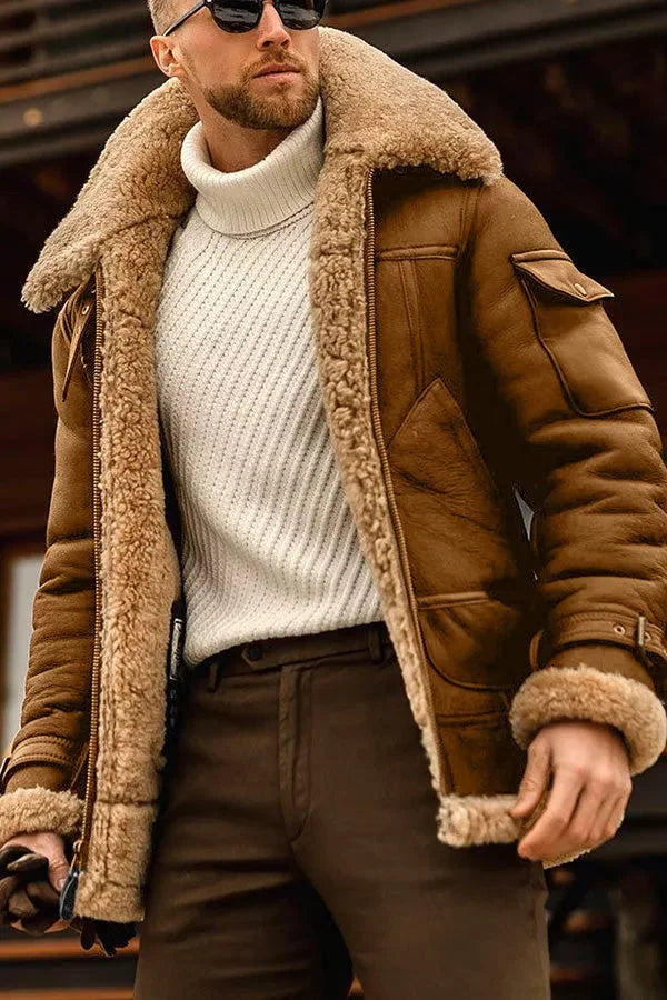 Forrest - Men's Shearling Leather Jacket