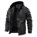 Gareth - Men's Faux Leather Field Jacket