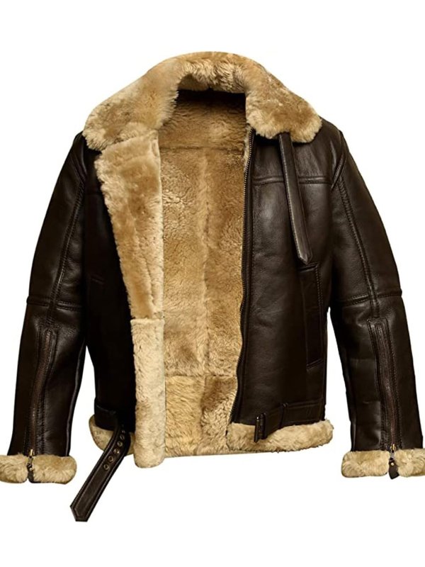 Gideon - Men's Shearling Aviator Jacket