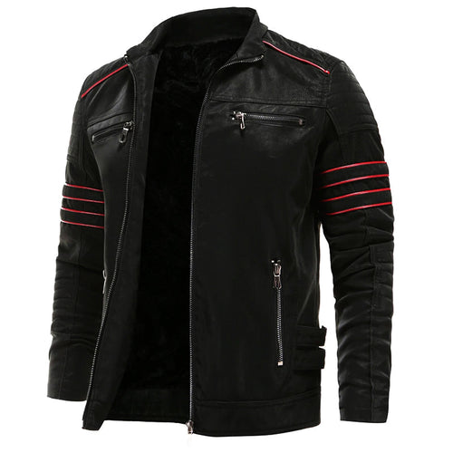 Gustav - Men's Leather Biker Jacket