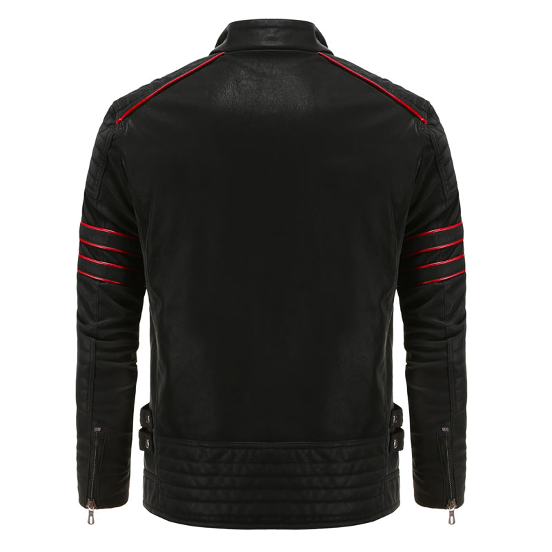 Gustav - Men's Leather Biker Jacket