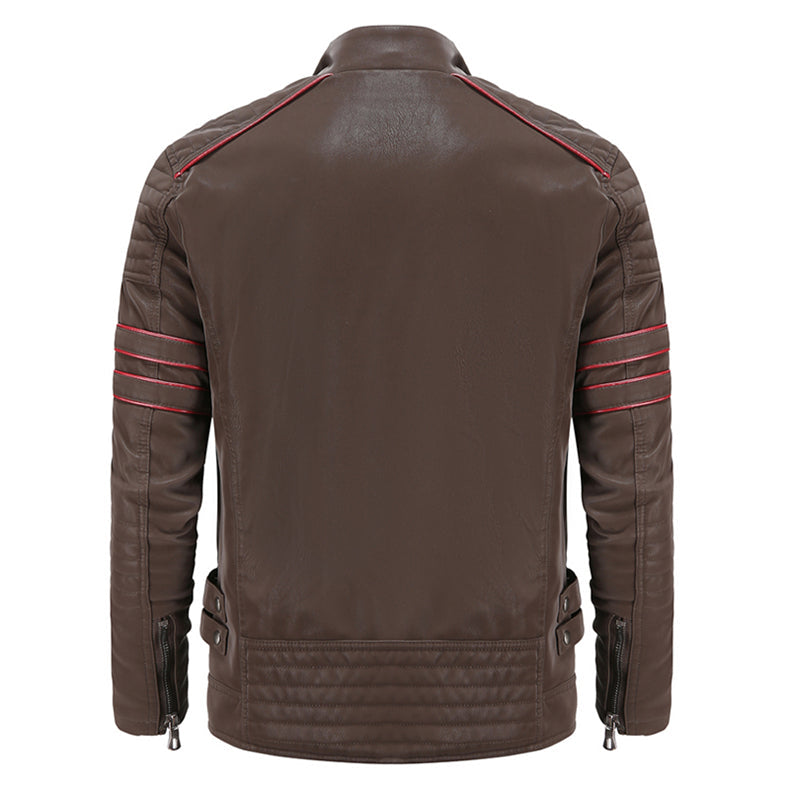 Gustav - Men's Leather Biker Jacket