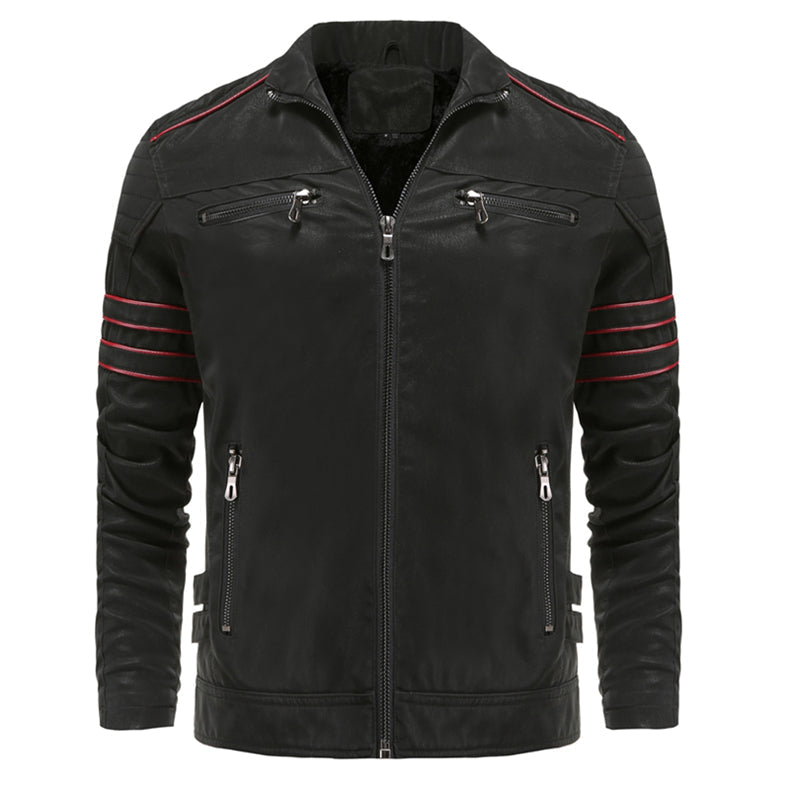Gustav - Men's Leather Biker Jacket