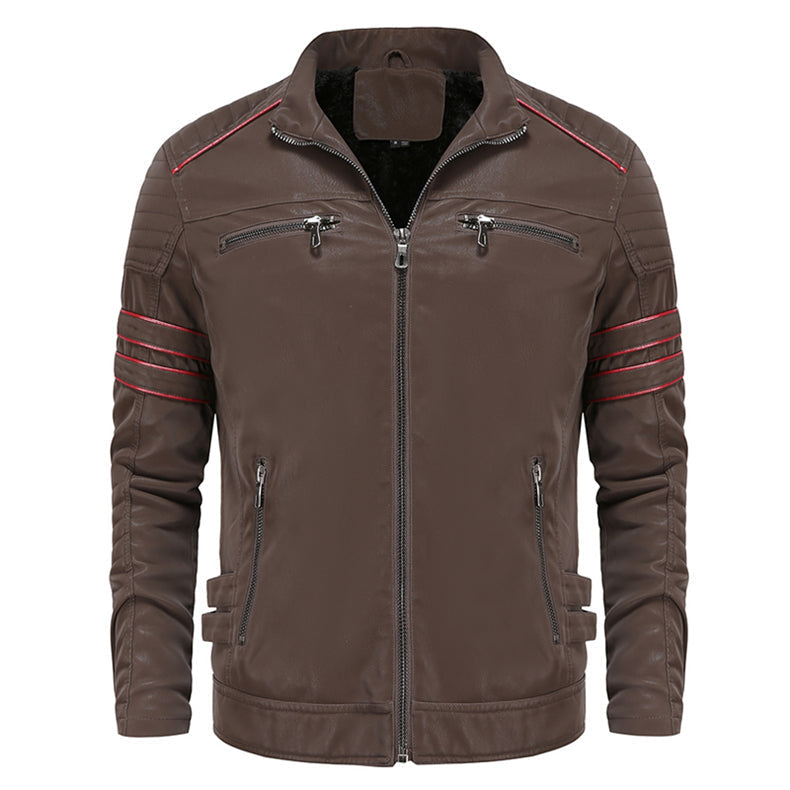 Gustav - Men's Leather Biker Jacket