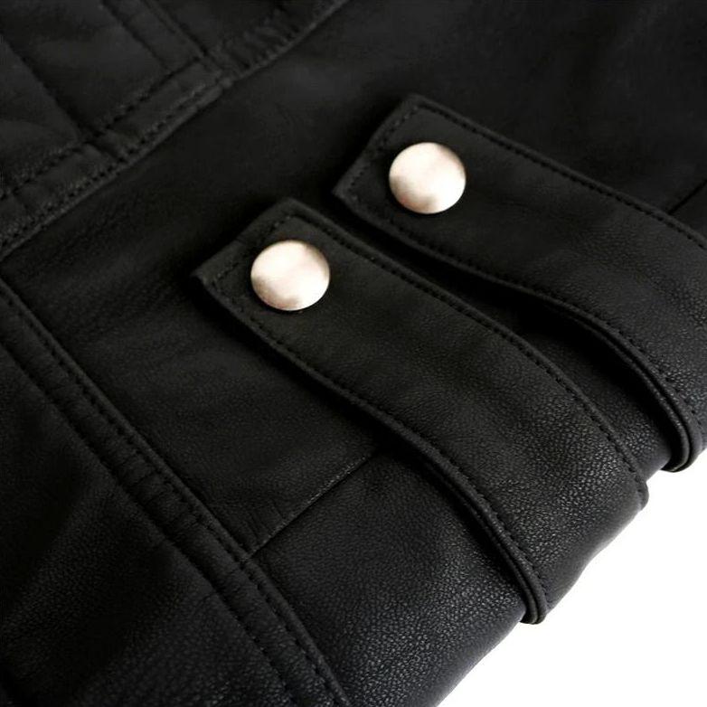 Gustav - Men's Leather Biker Jacket