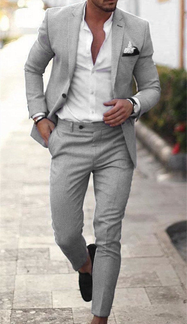 Hadrian - Men's Slim Fit Two Piece Suit