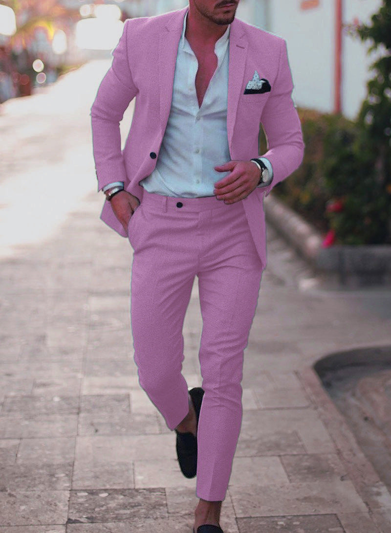 Hadrian - Men's Slim Fit Two Piece Suit