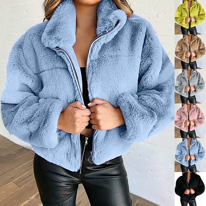 Halle - Women's Teddy Fleece Jacket