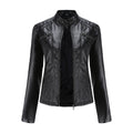 Jacinta - Women's Quilted Faux Leather Jacket