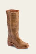 Josephine - Women's Block Heel Leather Knee High Boots