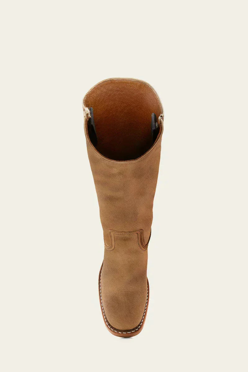Josephine - Women's Block Heel Leather Knee High Boots