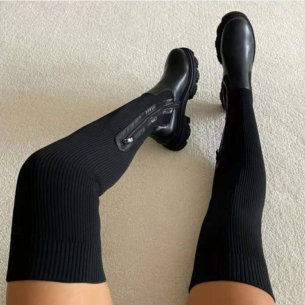 Katarina - Women's Slouch Knee High Boots