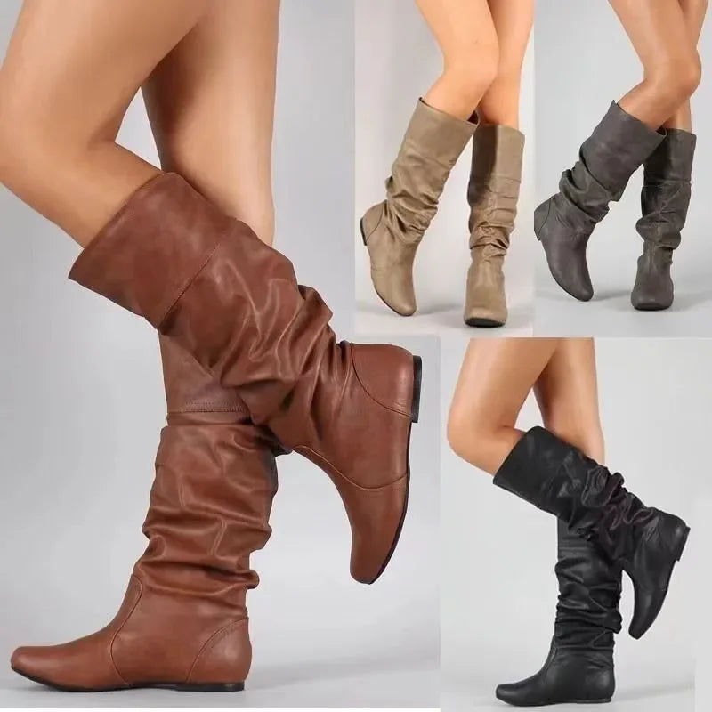 Lark - Women's Cowboy Mid Calf Boots