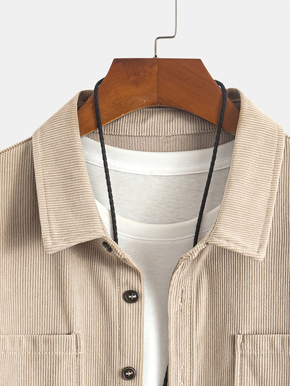 Lawrence - Men's Corduroy Button Up Shirt