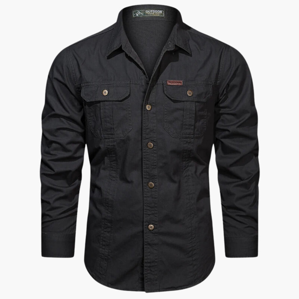 Leopold - Men's Long Sleeve Button Up Shirt