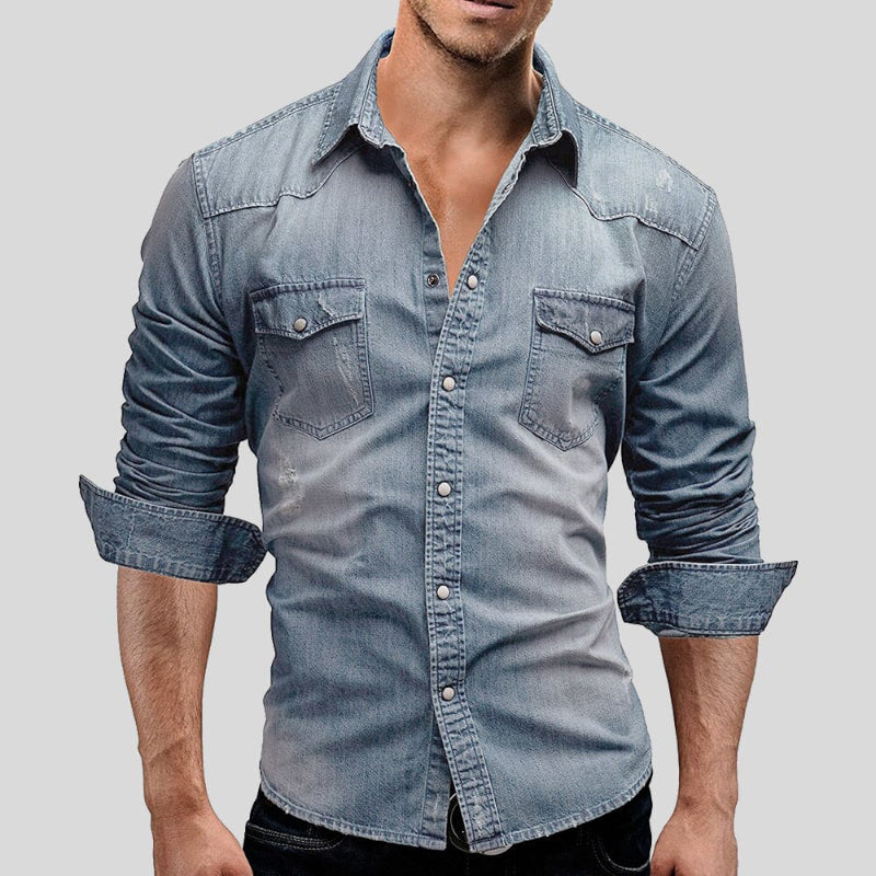 Lionel - Men's Denim Overshirt