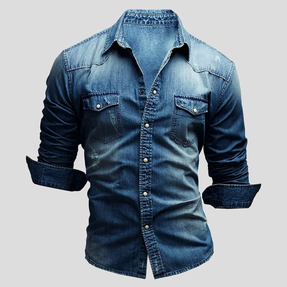 Lionel - Men's Denim Overshirt
