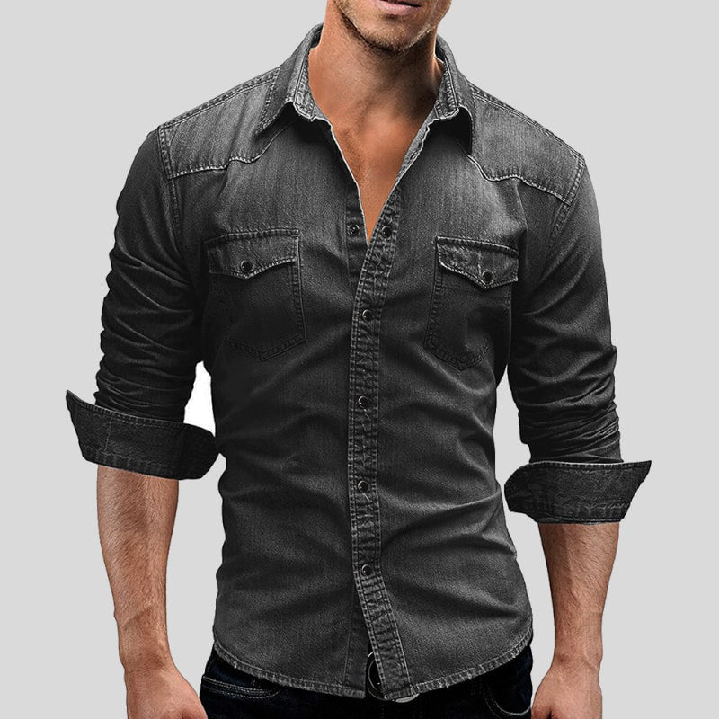 Lionel - Men's Denim Overshirt