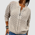Lorelei - Women's Zip Up Knit Cardigan