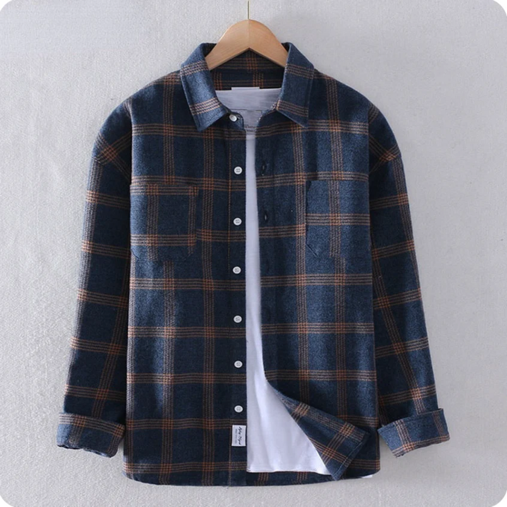 Malcolm - Men's Plaid Flannel Shirt