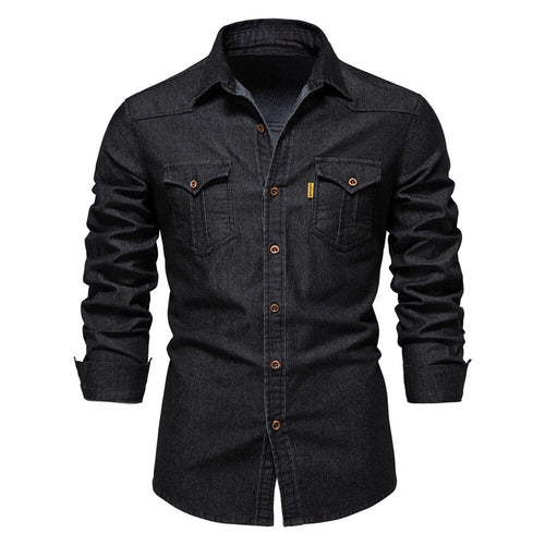 Marcel - Men's Denim Button Up Shirt