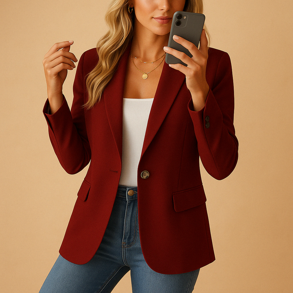 Marguerite - Women's Fitted Stretch Blazer