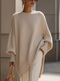 Matilde - Women's Knit Cape Poncho